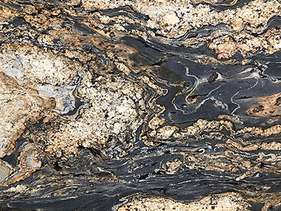 Golden Storm Leather - Ohio Columbus granite and Quartz Countertops