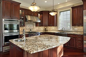 Island Granite kitchen Columbus granite and Quartz Countertops