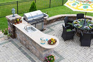 outdoor bbq Granite kitchen Columbus granite and Quartz Countertops